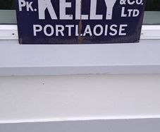 Kelly's  portloish  metal sign