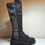 Gorgeous Ara chocolate brown check tall platform boots made in Portugal designed in Germany RRP over 100 euro last pair size UK 3 EU 36  super comfortable new Image 5