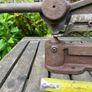 Vintage Arbor press, punch, riveter. Image 6
