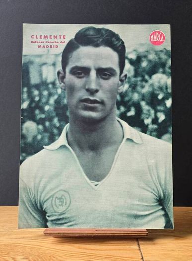 12 Original Real Madrid MARCA Player Posters  1945 Vintage Football