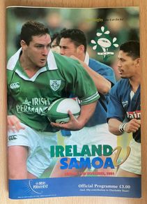 2001 Ireland v Samoa - Irish Permanent November International Programme