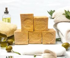 Aleppo Soap (4 Pack - 200 gr each) from Origin, Natural,%16 Laurel Oil,%84 Olive Oil, Traditional Production