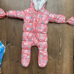 girls pramsuit 6-9 months