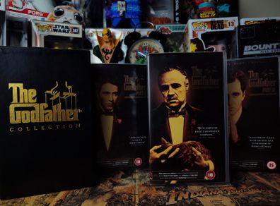 The Godfather Collection! Trilogy ! VHS ! Classic Movies ! Marlon Brando ! Al Pachino !