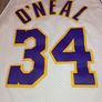 Vintage Nike Los Angeles Lakers Shaquille O'Neal #34 Basketball Jersey White Image 4