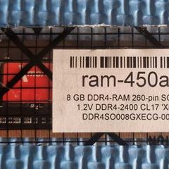 8 Gb Ddr4-ram 260-pin So-dimm 1,2v Ddr4-2400, New, Unopened.
