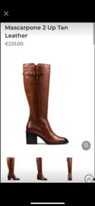 Clarkes Tan leather boots all boots 39/6 . See description for pricing and details