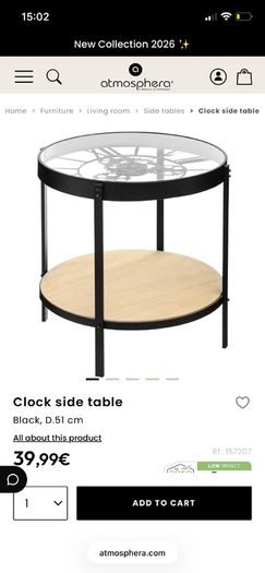 Clock Coffee Table
