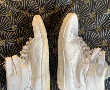 Puma Hi Tops All White Size UK 9