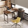 Vintage Corner Desk, 100 x 70 cm, L Shape Desk with 4 Drawers, Reversible Computer Desk Image 5