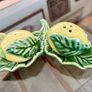 Vintage Collectable Portuguese Lemon Condiment  Shakers Bordallo Pinheiro Image 9