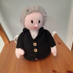 Hand Knitted Catherine Connolly Tea Cosy
