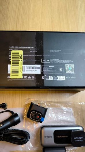 4K Dual Cam Dash Cam GPS WiFi