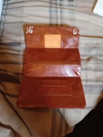 Brown Leather Tobacco Case