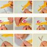 2.8cm small yellow knife wire stripper, wire stripper, wire tool, simple wire stripper, wire mesh wire crimping pliers, Free inspection Image 2