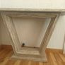 Travertine console table Image 2