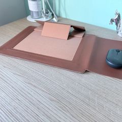 (2 in 1) Leather 14inch Laptop Case + Stand