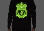 Liverpool sweatshirt glow in the dark sveatshirt liverpool jumper sweatshirt