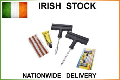 Emergency Motorbike Car Van Tubeless Tyre Plug Puncture Repair Kit