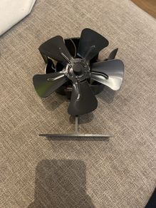 heat powered stove fan