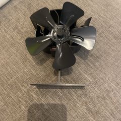 heat powered stove fan