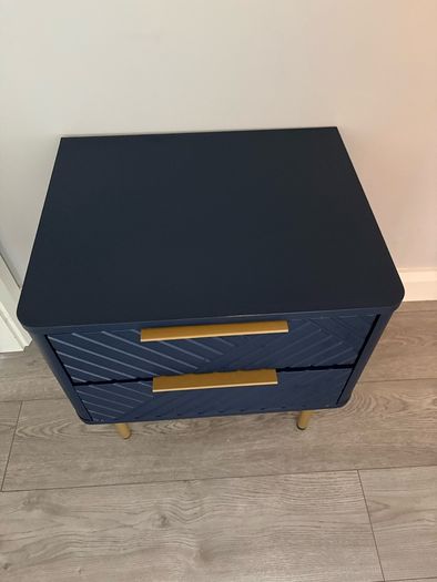 Dressing table and bedside locker matching set