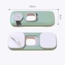 Child Safety Cupboard Locks, Security Latch for Children&Baby, Baby Proof Lock for Kitchen Cupboard Bedroom Cabinet Small Doors, Self Adhesive Type, Eco-Friendly ABS Material for Baby Proofing Image 3