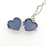 Vintage 925 Sterling Silver Engraved Heart Locket Necklace Image 6