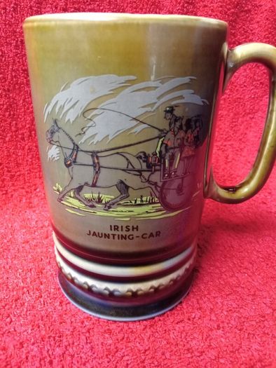 Vintage Wade Musical Mug (Irish Jaunting Car)