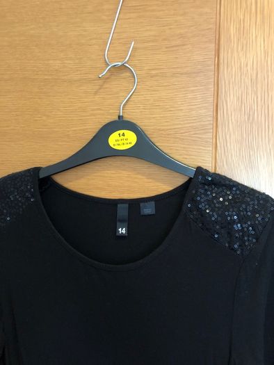 top black, sequin shoulder 12