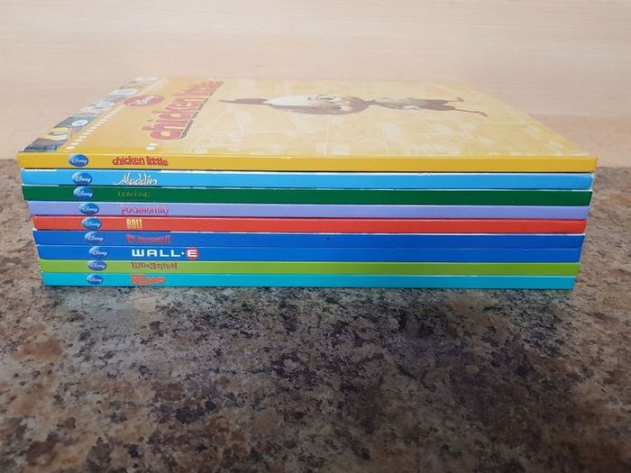Disney movies the graphic novels books x 9