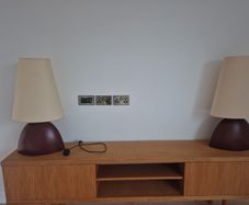 Pair of Natuzzi lamps