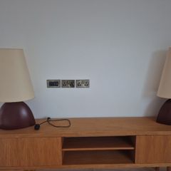 Pair of Natuzzi lamps