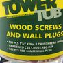 Screws Tub 500 1 1/2 Inch Wood Screws and Red Rawl Plugs Image 4