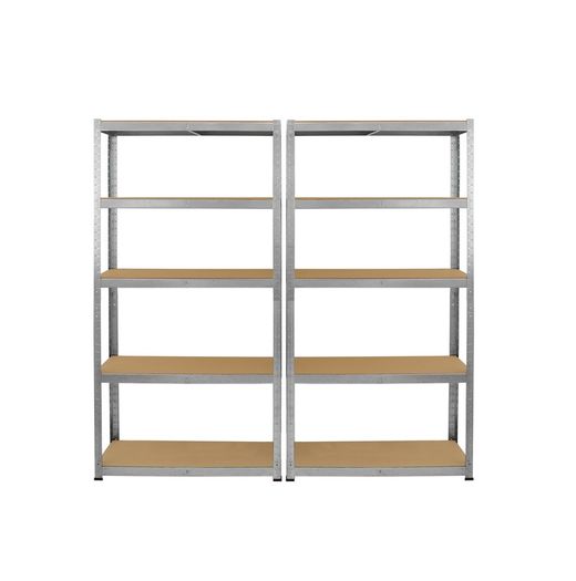 2 Pack Of Boltless Shelving Units Garage Shed Workshop Storage