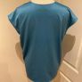 Paul Costello dressy teal top size 10 Image 3