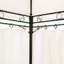 3 x 4m Metal Garden Gazebo with Side Curtains Water-Repellent UV50+ Outdoor Gazebo Image 4