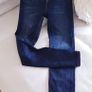 Super High Waist Dark Denim Jeans - Size 6 Image 3
