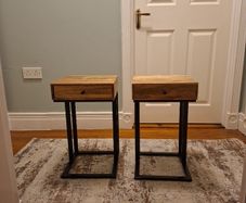 Pair of small beside lockers