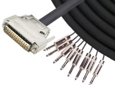 Tascam DB25 to 8x TRS Breakout Cable