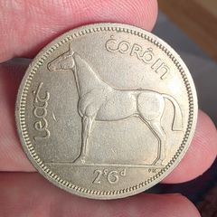 1964 irish half crown