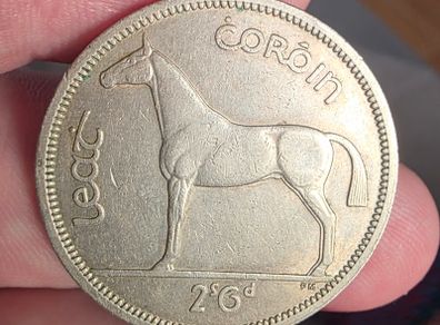 1964 irish half crown