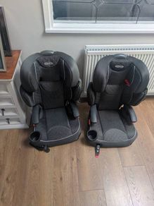 2 High Back booster car seats