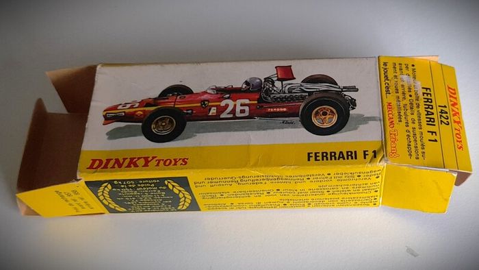 Diecast Vintage French Dinky Toys Ferrari 312 1968 F1 - Near Mint Original Condition/Very Good Box