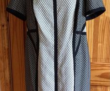 Marks and Spencer Black and white pencil dress size 18 postage included