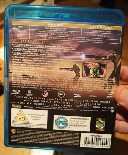 Star Wars The Clone Wars DVD & Blu-ray
