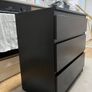 Black 3-Drawer Chest Image 4