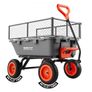 Garden Dump Cart 362kg with Fence Image 10