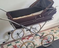 vintage silver cross pram purchased 1980