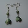 Handmade earrings, Drop earrings, Gemstone earrings, Gift Image 3